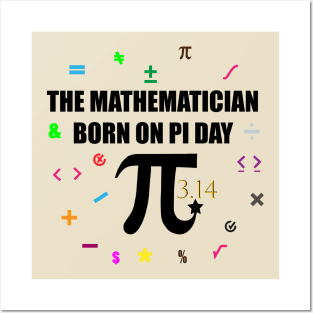 The Mathematician Born on PI Day a simple classic Design Posters and Art